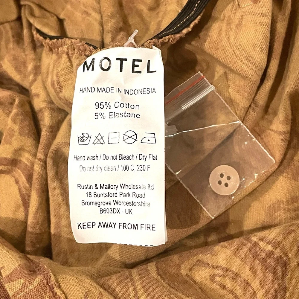 Princess Polly Motel Rocks Aeliran Brown Marble Body-Con Dress